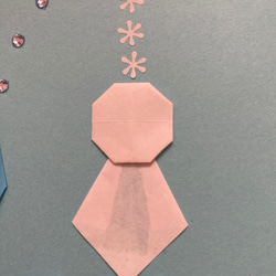 折り紙リース雨上がりの紫陽花＊パープル 5枚目の画像
