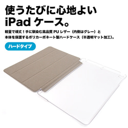 ウィリアム・モリス 名入れ 手帳型 iPadケース 薄型 軽量 オートスリープ スタンド機能 ip496067o2 5枚目の画像