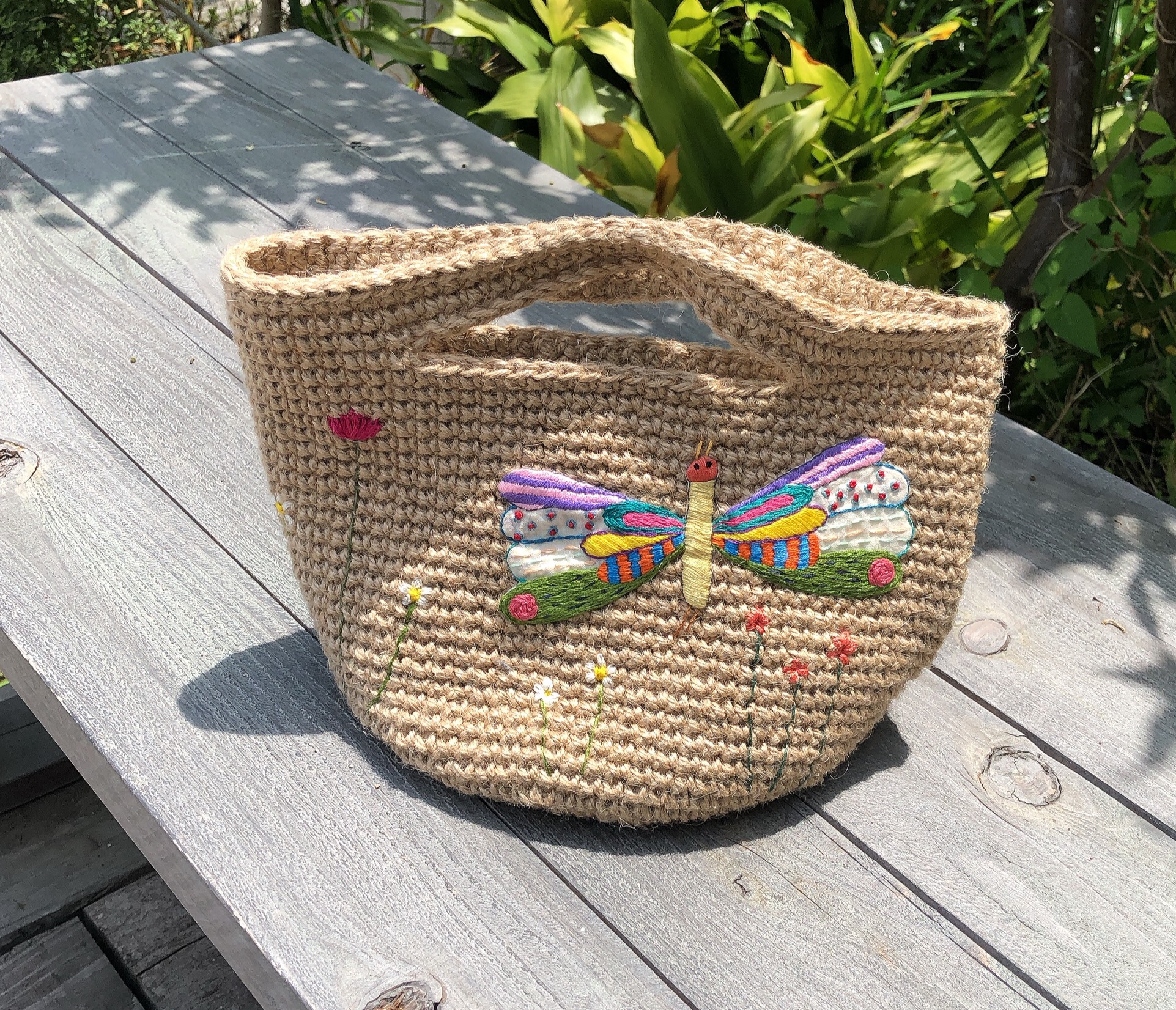 オーダーページ❤️ハンドメイド 麻バック 犬 ズパゲッティ