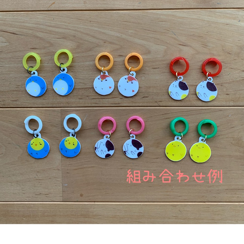 シューズタグ（ペンギン） 靴用ネームタグ アクリルネームタグ 名入れ 