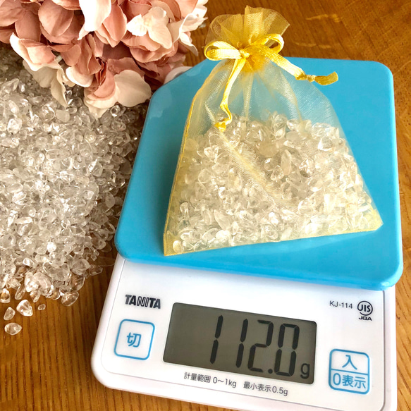 水晶さざれ石 浄化用(110g) 5A 4枚目の画像