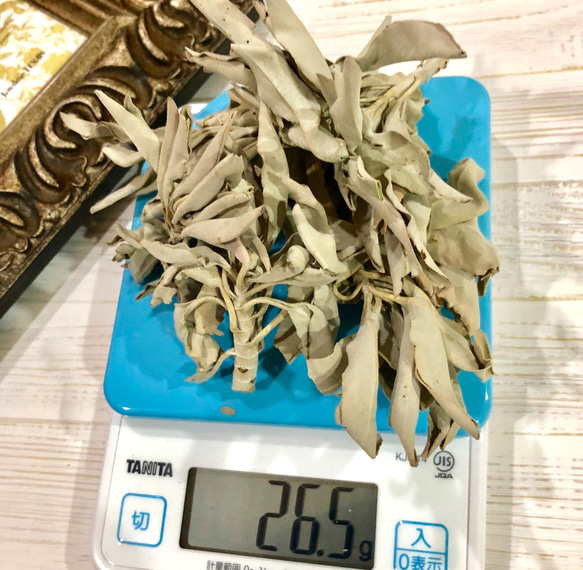 高品質ホワイトセージ 25g 茎付きプレミアム White Sage 7枚目の画像