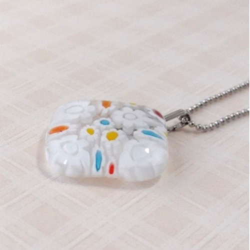 ベネチアガラス　ベネチアガラスネックレス　ベネチアネックレス　ネックレス④ ヴェネチアンガラス風 ベネチアンガラス風 ネックレス ロング