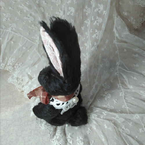 黒うさぎ ぬいぐるみ yumikon 通販 8412860｜Creema(クリーマ)