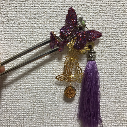 胡蝶しのぶ風 簪 その他アクセサリー Kuramoto 通販 8269034｜Creema