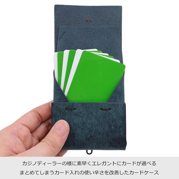 【動画有り】「真鍮ボタン」を纏うコンパクト財布【Rascasse-ラスカス】【コニャック】アヤトリウォレット 6枚目の画像