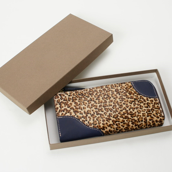 【 Calfar / カーファー 】 エルジップウォレット　(ピンク/レオパード) C1357171063(10368円)