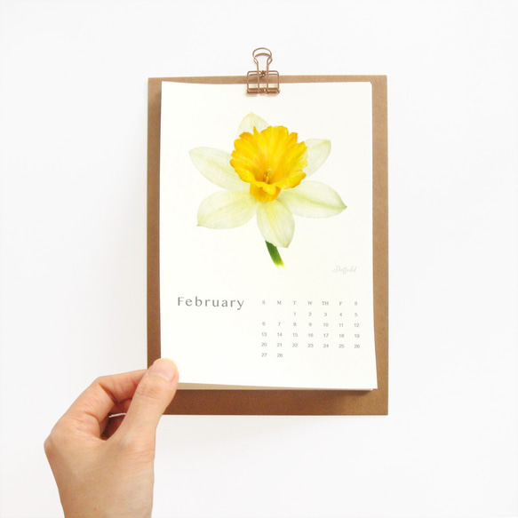 花の舞 2022水彩花朵年曆掛曆桌曆 客制祝福語logo 聖誕禮物 s10 第5張的照片