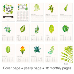 植物的靜默 2022年 月曆 掛曆 給植物愛好者的新年禮物 f1 第4張的照片