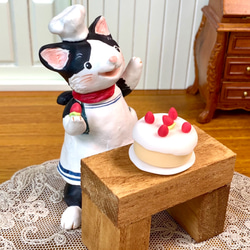 ドールハウス  ねこ『 mimi doll 』cooking  B 2枚目の画像