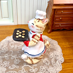 ドールハウス  ねこ『 mimi doll 』cooking  E 4枚目の画像