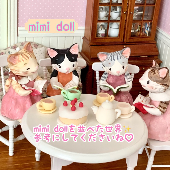 ドールハウス  ねこ『 mimi doll 』book  F 9枚目の画像