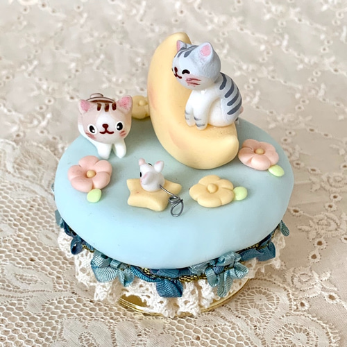 猫 オルゴール 青 星に願いを