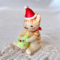 ねこ　サンタクロース　クリスマスツリー　D 3枚目の画像