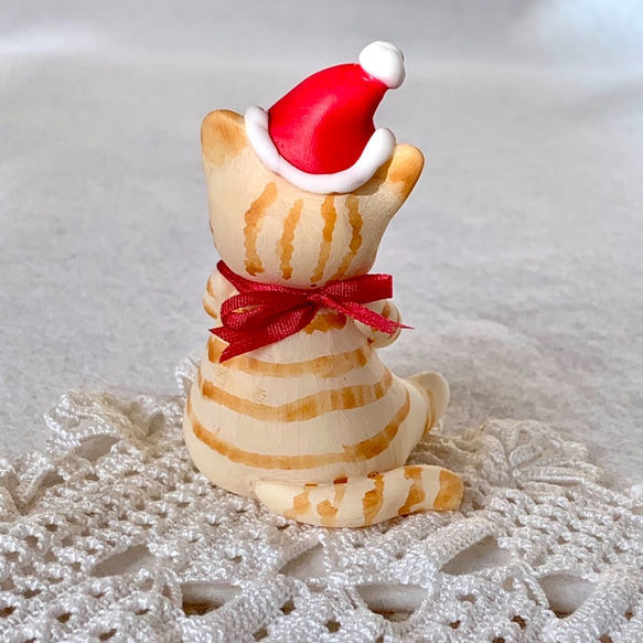 ねこ　サンタクロース　クリスマスツリー　D 4枚目の画像