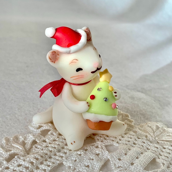 ねこ　サンタクロース　クリスマスツリーI 2枚目の画像