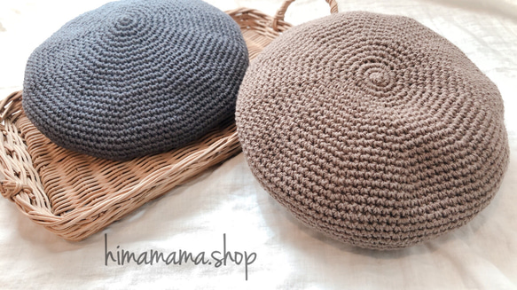 ベレー帽 ハンドメイド 218169db0ab554686c6a994eaf883e