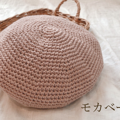 再販 〉 コットン100 ハンドメイド ベレー帽 ベビー キッズ 大人 帽子 