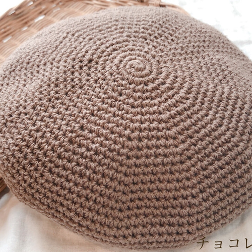 どんぐりベレー帽 ベレー帽 コットン100 ハンドメイド ベビー どんぐりベレー帽 ベレー帽 コットン100 ハンドメイド ベビー