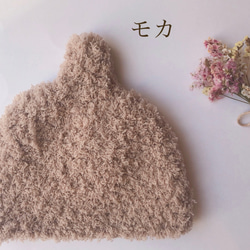 ポンポン　どんぐり帽子　もこもこ　帽子　ハンドメイド　ベビー　キッズ 3枚目の画像