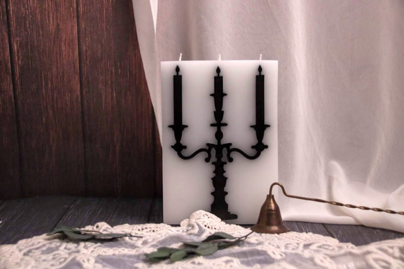 和風シャンデリアキャンドル/シルエットキャンドル/マルチ芯