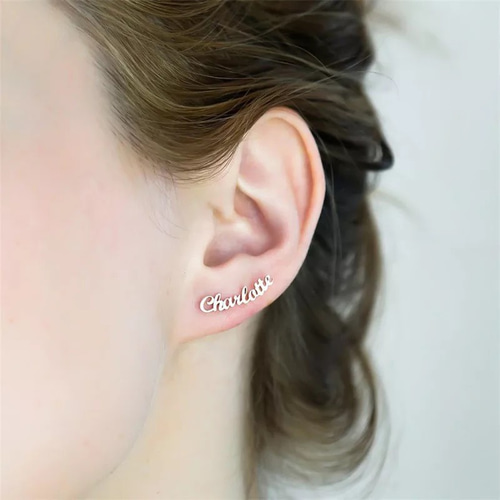 オーダーメイド 名入れ ピアス ピアス（その他） Louquat 通販