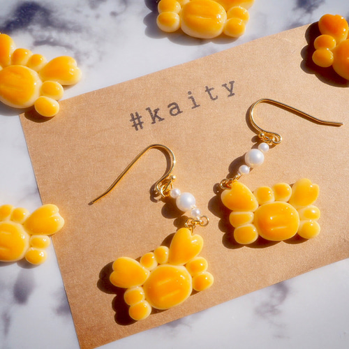 大人気⭐かにぱん☆フェイクフードピアス イヤリング  