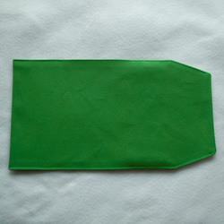 帆布製 ブックカバー（文庫本サイズ：リーフグリーン） 4枚目の画像