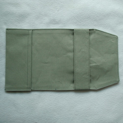 帆布製 ブックカバー（文庫本サイズ：グレー） 5枚目の画像