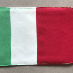ブックカバー 帆布製 国旗柄（文庫本サイズ：イタリア） 2枚目の画像