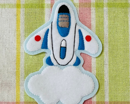 ブルーインパルス フェルト名札 ワッペン その他入園グッズ pikataka