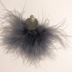 Dress Feather Piercing 《Gray Purple》 3枚目の画像