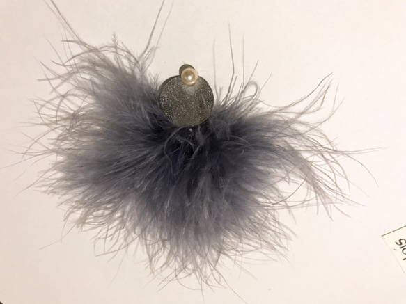 Dress Feather Piercing 《Gray Purple》 3枚目の画像