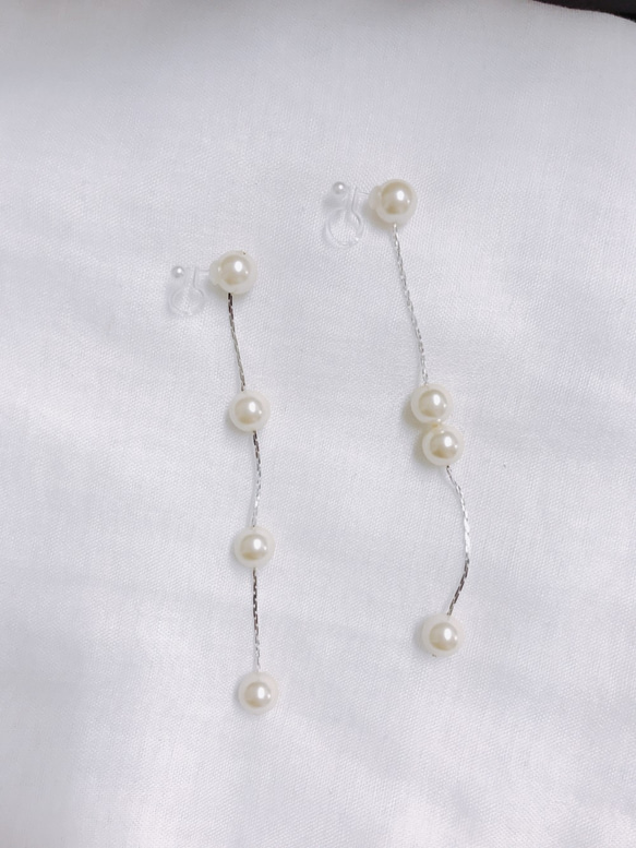 T様　order pearl earring 1枚目の画像