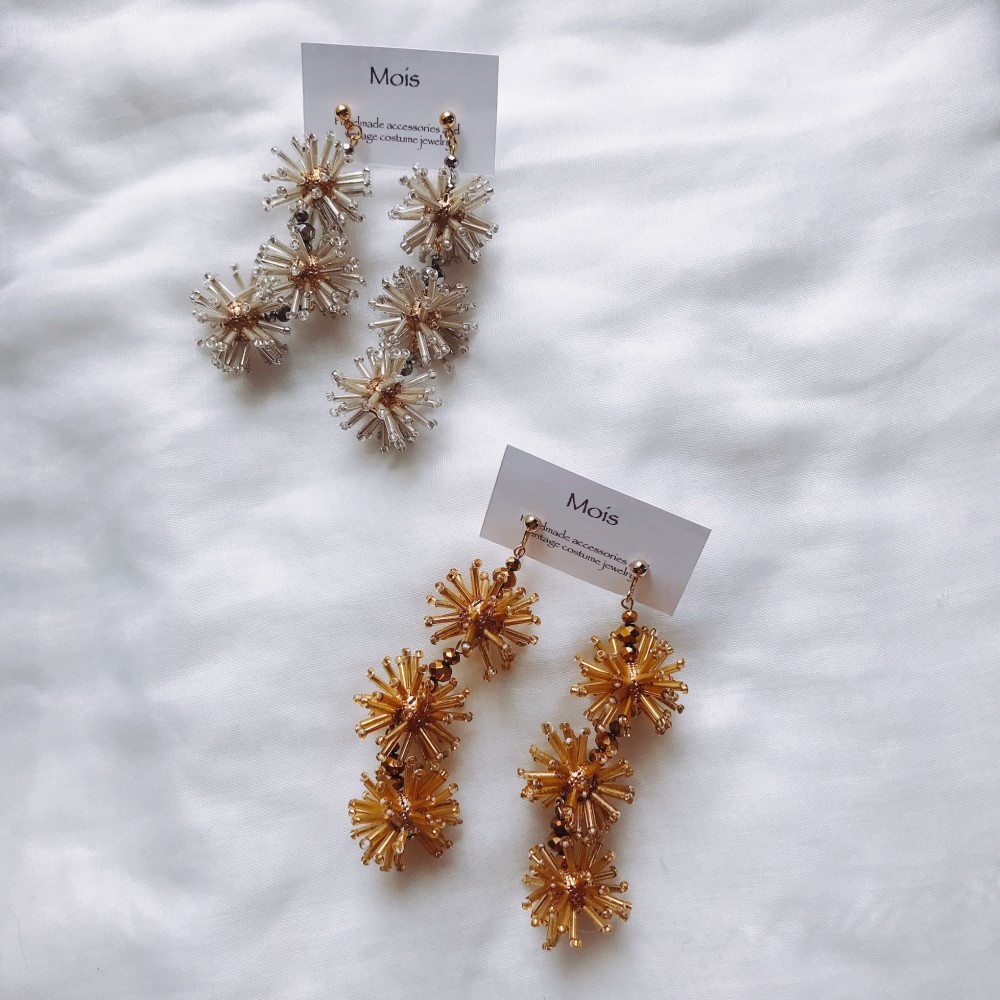 Dress Earring（Silver × Silver）