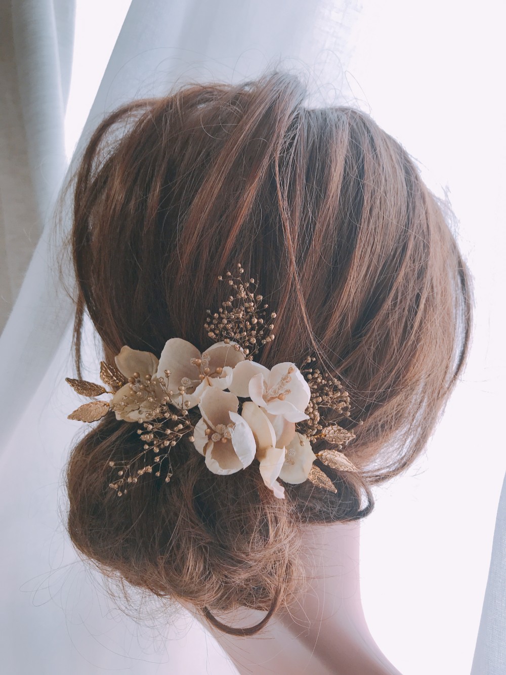 Vintage Gold Leaf Pin 10 picks #1｜詳細画像