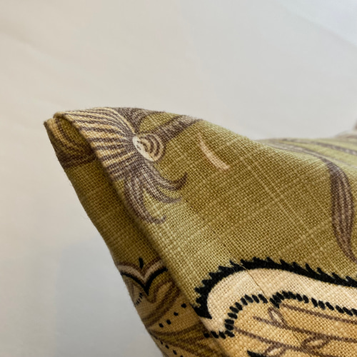 送料無料♡椅子生地の洋風座布団カバー(ピスタチオグリーン)【1枚