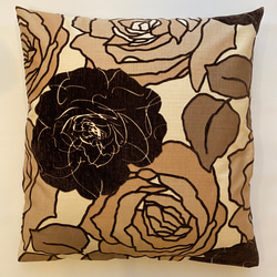 送料無料♡椅子生地の洋風座布団カバー(リーフカーキ)【1枚