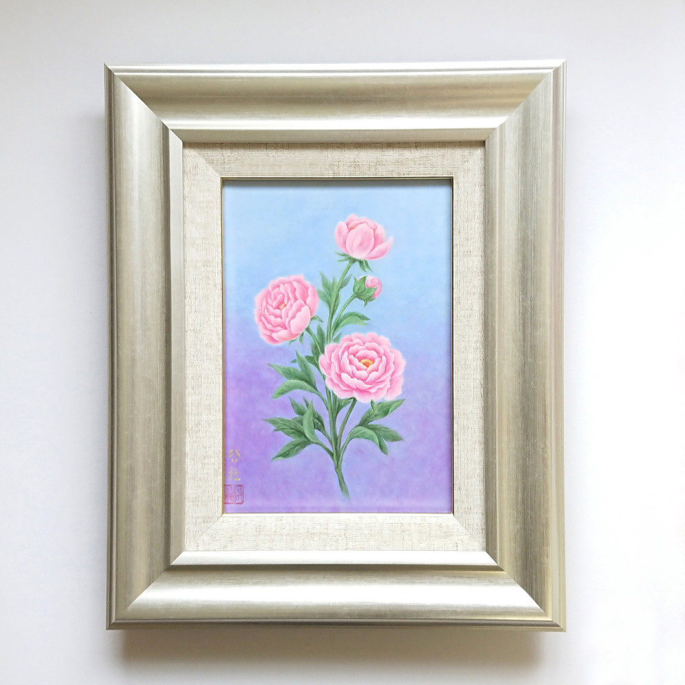 日本画芍薬(瑞花清香) 日本画芍薬(瑞花清香) - メルカリ