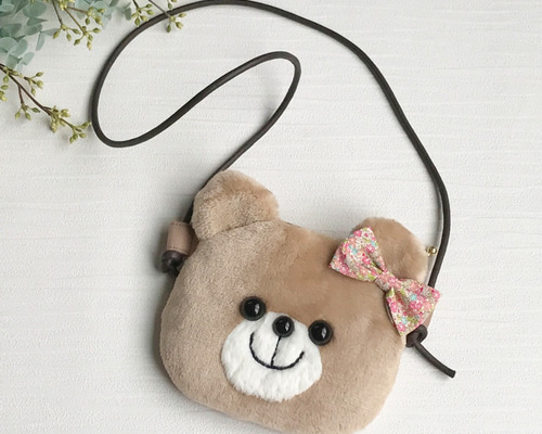 くま型ポーチ（ファスナー付き） 0_ef5e59717f50677a2a6c4f65504c