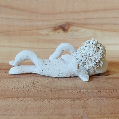 陶の天使【休日のお父さん①】 立体・オブジェ 陶芸幸房 ふたつの虹