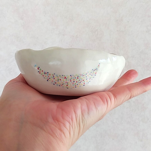 陶芸作品　楕円形小鉢　3個セット 陶芸作品楕円形小鉢3個セット