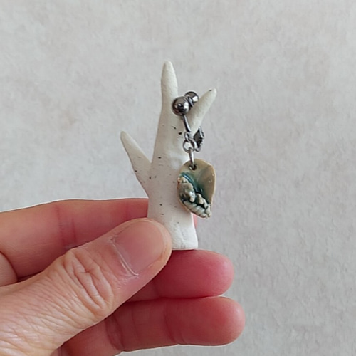 3点セット》陶のオブジェ・アクセサリーホルダー【小さな樹