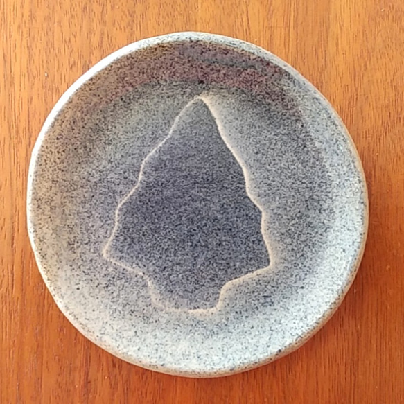 《お好きな2点セット》陶の小皿・豆皿【ブルークリスマス】 3枚目の画像