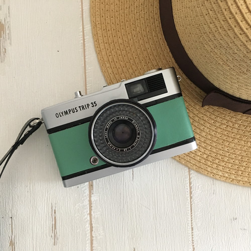 整備済・完動品】 OLYMPUS PEN EE-3 ターコイズ
