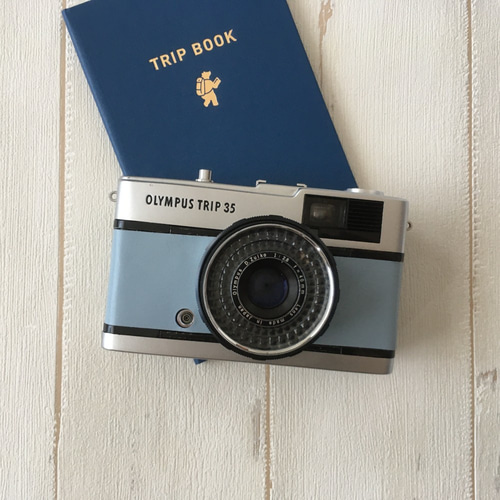 完動品】レトロなフィルムカメラ オリンパス TRIP35 スモーク