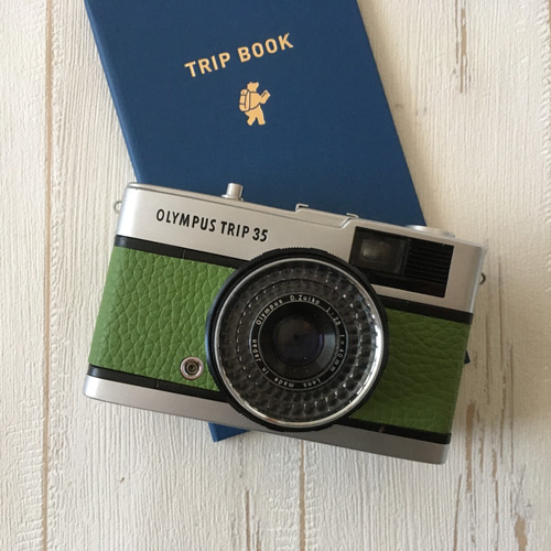 完動品】レトロなフィルムカメラ オリンパス TRIP35 アイビー
