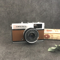 【美品 整備済】黄土色 オリンパス トリップ35 フィルムカメラ 露出計OK 美品 整備済】黄土色 オリンパス トリップ35 フィルムカメラ 露出計OK
