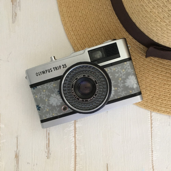 完動品◎オリンパス TRIP35 フィルムカメラ #52 完動品】レトロなフィルムカメラ オリンパス TRIP35 グリーンの本革に
