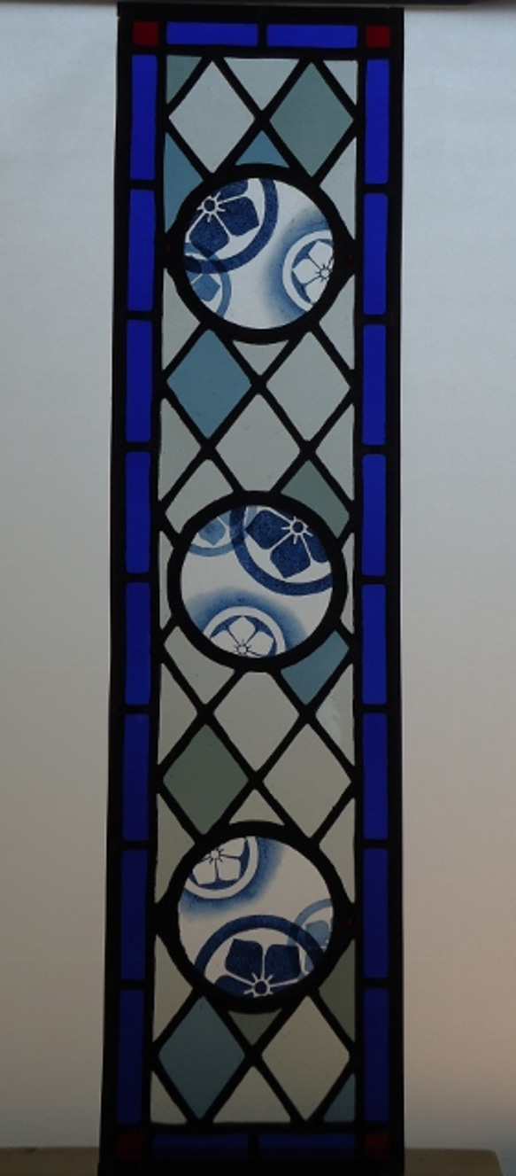 ステンドグラスパネル～家紋 絵画 Atelier Marleysrow 通販 601569